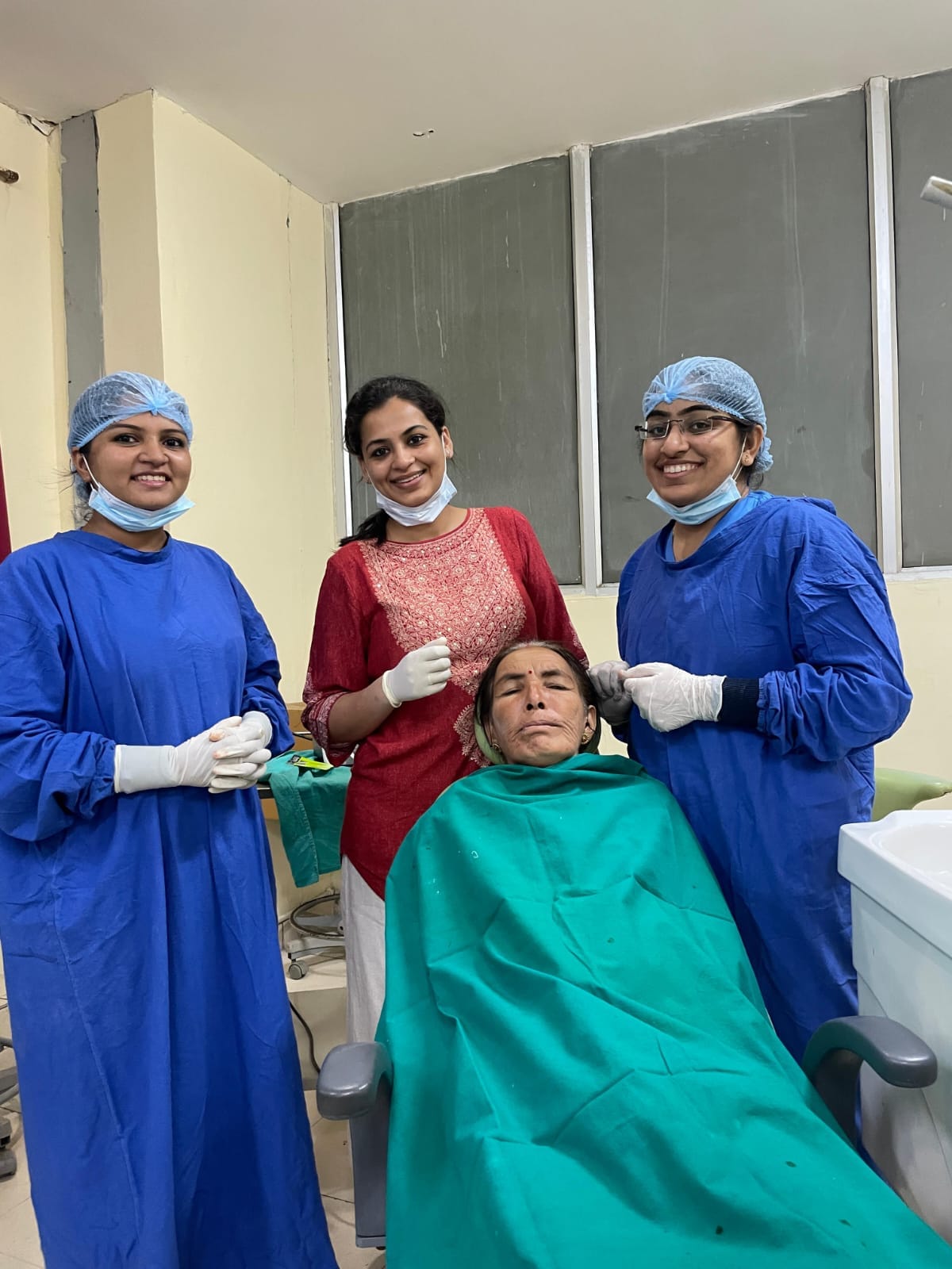 Dr avantika with team
